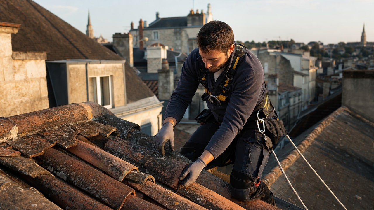 Réfection de toiture — Couvreur à Chauray